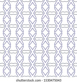 Seamless vector pattern in geometric ornamental style