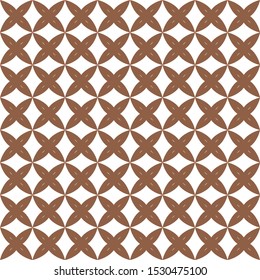Seamless vector pattern in geometric ornamental style