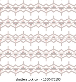 Seamless vector pattern in geometric ornamental style