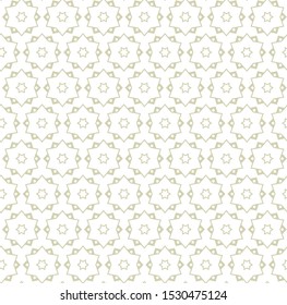 Seamless vector pattern in geometric ornamental style