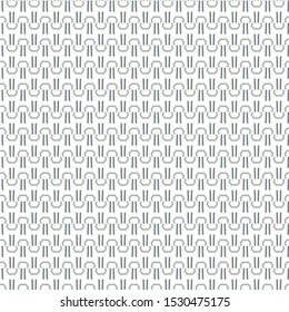 Seamless vector pattern in geometric ornamental style