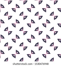Seamless vector pattern in geometric ornamental style