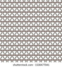 Seamless vector pattern in geometric ornamental style