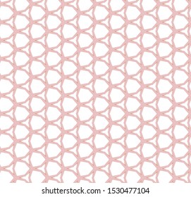 Seamless vector pattern in geometric ornamental style