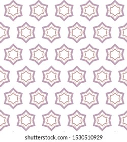 Seamless vector pattern in geometric ornamental style
