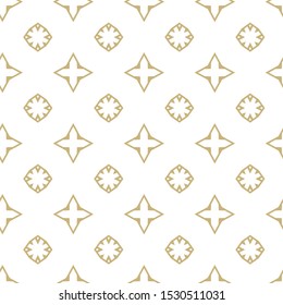 Seamless vector pattern in geometric ornamental style