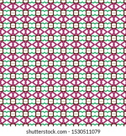 Seamless vector pattern in geometric ornamental style