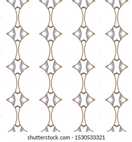 Seamless vector pattern in geometric ornamental style