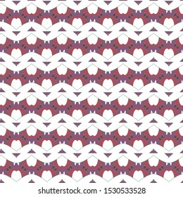 Seamless vector pattern in geometric ornamental style
