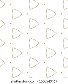 Seamless vector pattern in geometric ornamental style