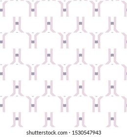 Seamless vector pattern in geometric ornamental style
