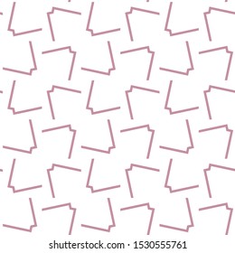 Seamless vector pattern in geometric ornamental style