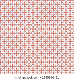 Seamless vector pattern in geometric ornamental style