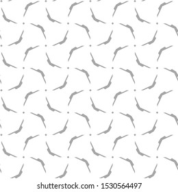 Seamless vector pattern in geometric ornamental style