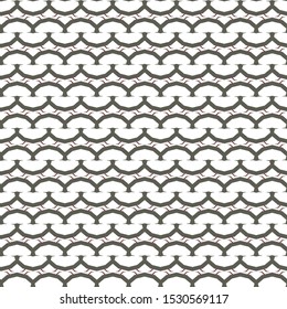 Seamless vector pattern in geometric ornamental style