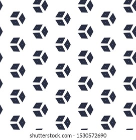 Seamless vector pattern in geometric ornamental style