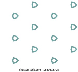 Seamless vector pattern in geometric ornamental style