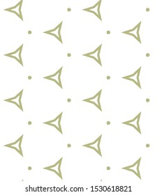 Seamless vector pattern in geometric ornamental style