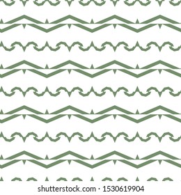 Seamless vector pattern in geometric ornamental style