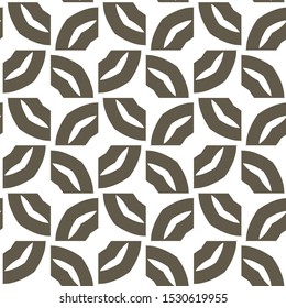 Seamless vector pattern in geometric ornamental style