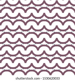 Seamless vector pattern in geometric ornamental style