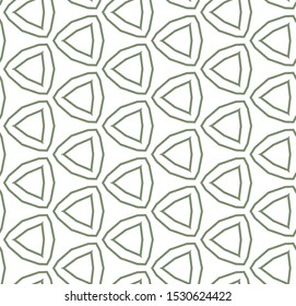 Seamless vector pattern in geometric ornamental style