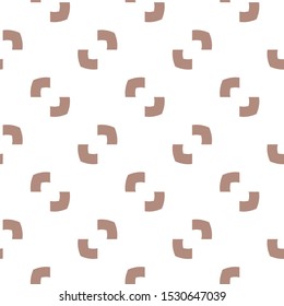 Seamless vector pattern in geometric ornamental style