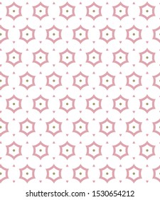 Seamless vector pattern in geometric ornamental style