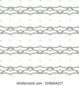 Seamless vector pattern in geometric ornamental style