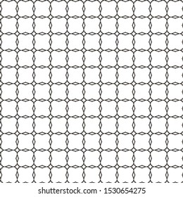 Seamless vector pattern in geometric ornamental style