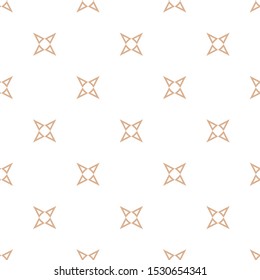 Seamless vector pattern in geometric ornamental style