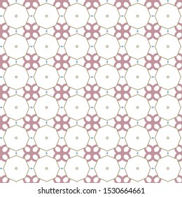 Seamless vector pattern in geometric ornamental style