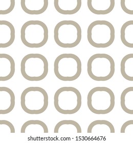 Seamless vector pattern in geometric ornamental style