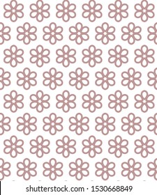 Seamless vector pattern in geometric ornamental style