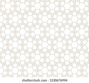 Seamless vector pattern in geometric ornamental style
