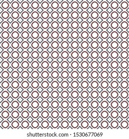 Seamless vector pattern in geometric ornamental style
