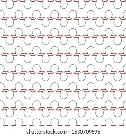 Seamless vector pattern in geometric ornamental style