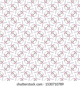 Seamless vector pattern in geometric ornamental style