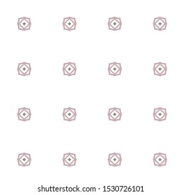 Seamless vector pattern in geometric ornamental style