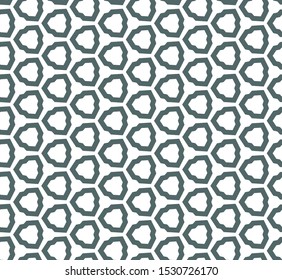 Seamless vector pattern in geometric ornamental style