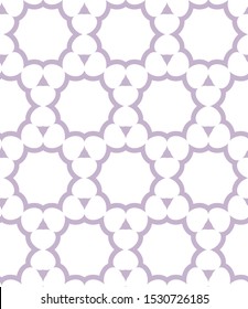 Seamless vector pattern in geometric ornamental style