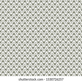 Seamless vector pattern in geometric ornamental style