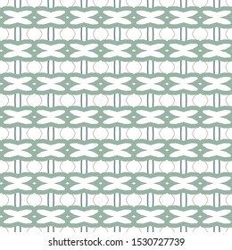 Seamless vector pattern in geometric ornamental style