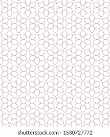 Seamless vector pattern in geometric ornamental style