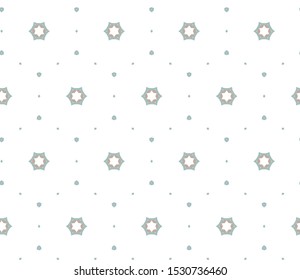 Seamless vector pattern in geometric ornamental style