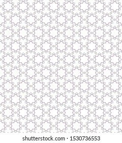 Seamless vector pattern in geometric ornamental style