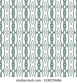Seamless vector pattern in geometric ornamental style