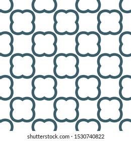 Seamless vector pattern in geometric ornamental style