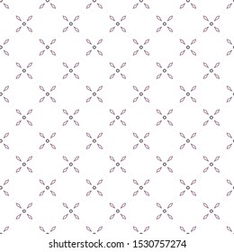 Seamless vector pattern in geometric ornamental style