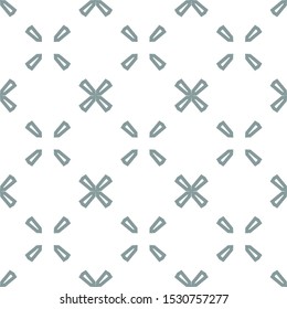Seamless vector pattern in geometric ornamental style